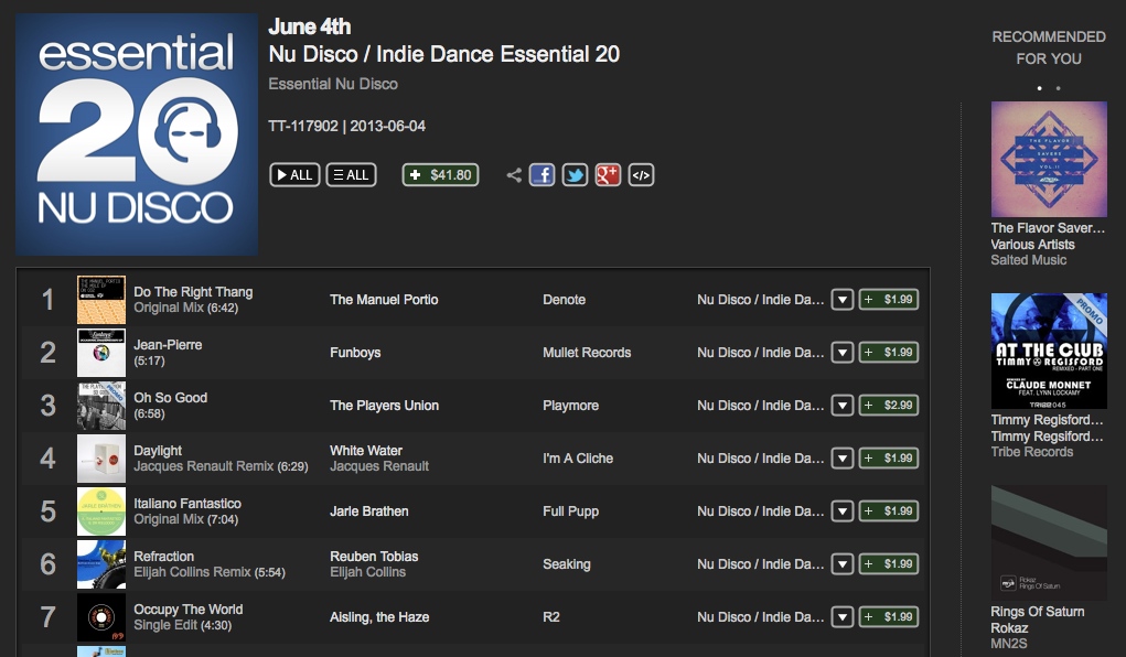 The Mole EP Essential 20 Traxsource